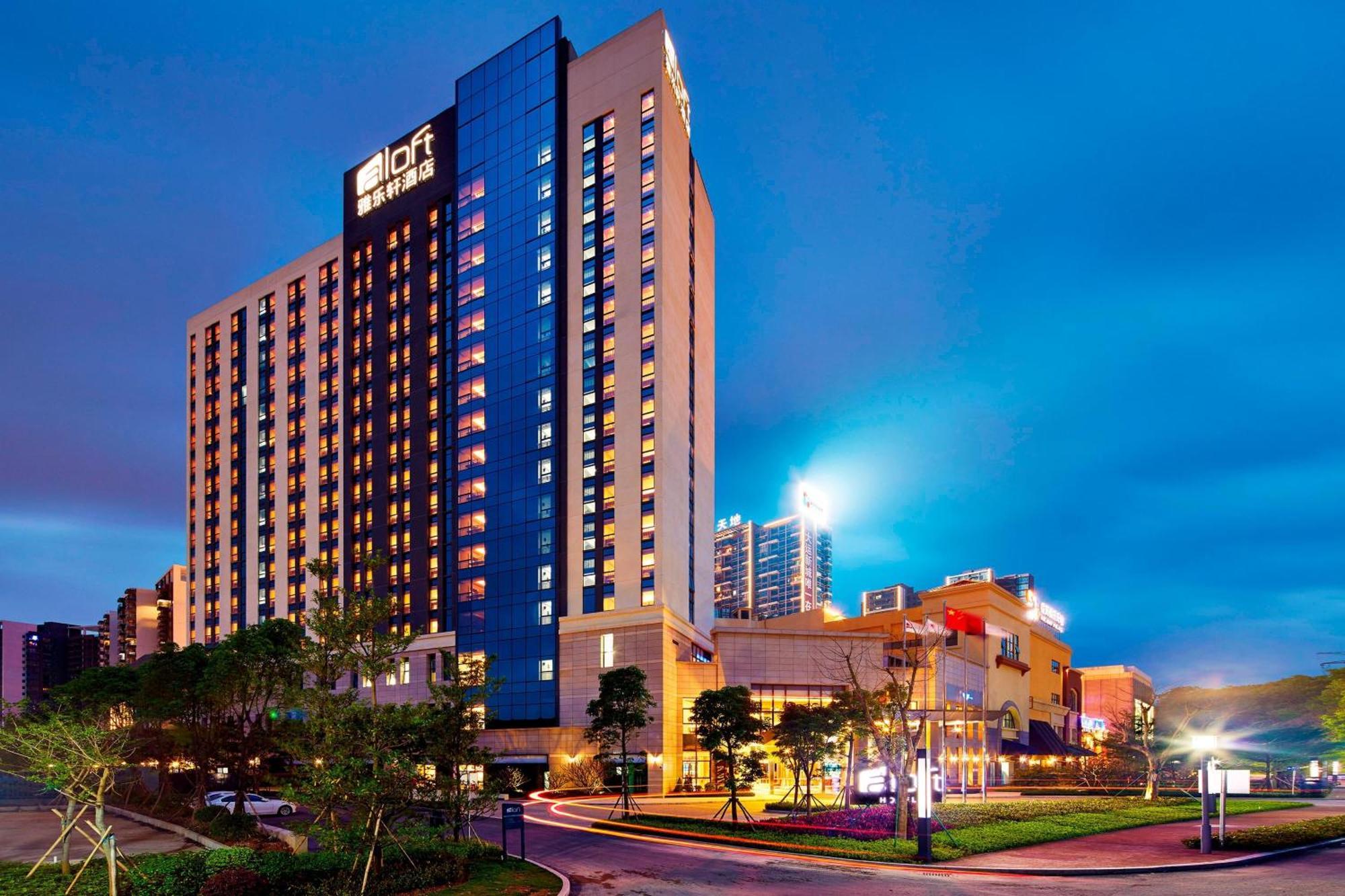 Aloft Dynamic Town Hotell Shenzhen Exteriör bild