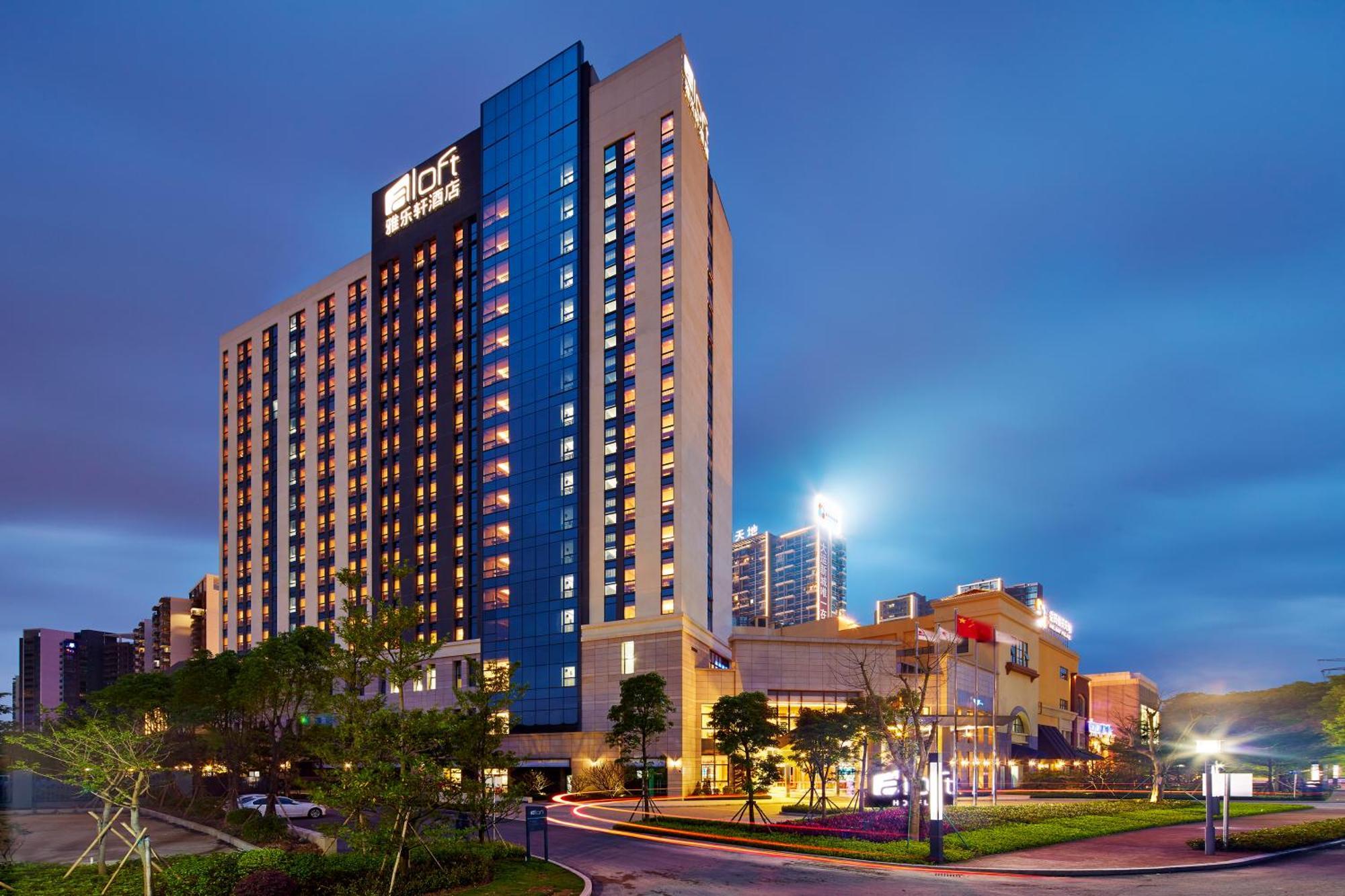 Aloft Dynamic Town Hotell Shenzhen Exteriör bild