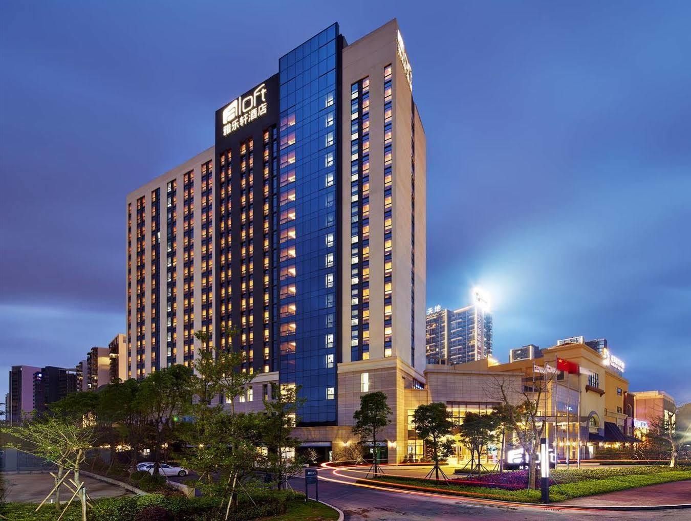 Aloft Dynamic Town Hotell Shenzhen Exteriör bild